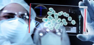 Scientific microbiome probiotics research using mixed reality technologies